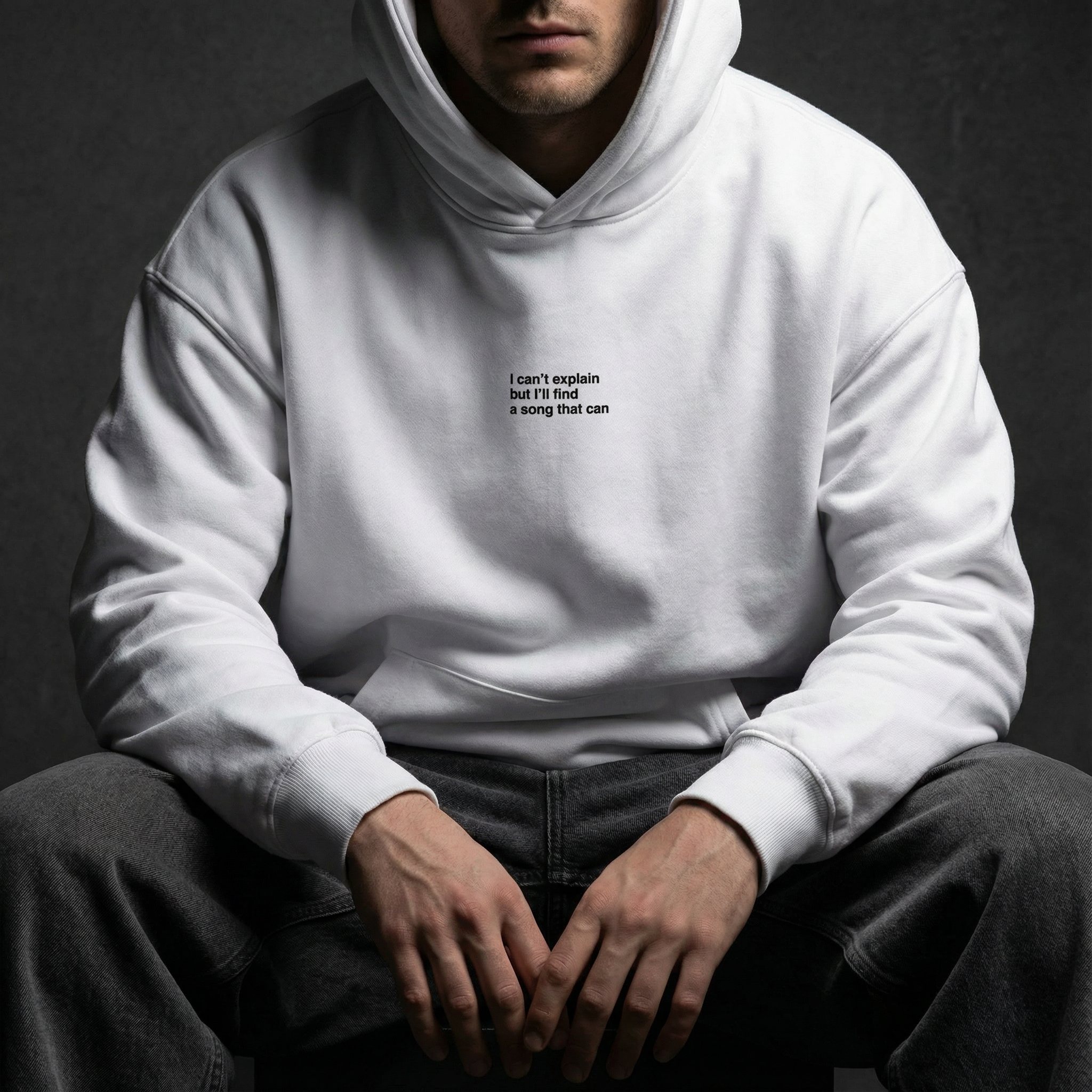I Can't Explain But I'll Find a Song That Can Unisex Oversized Hoodie