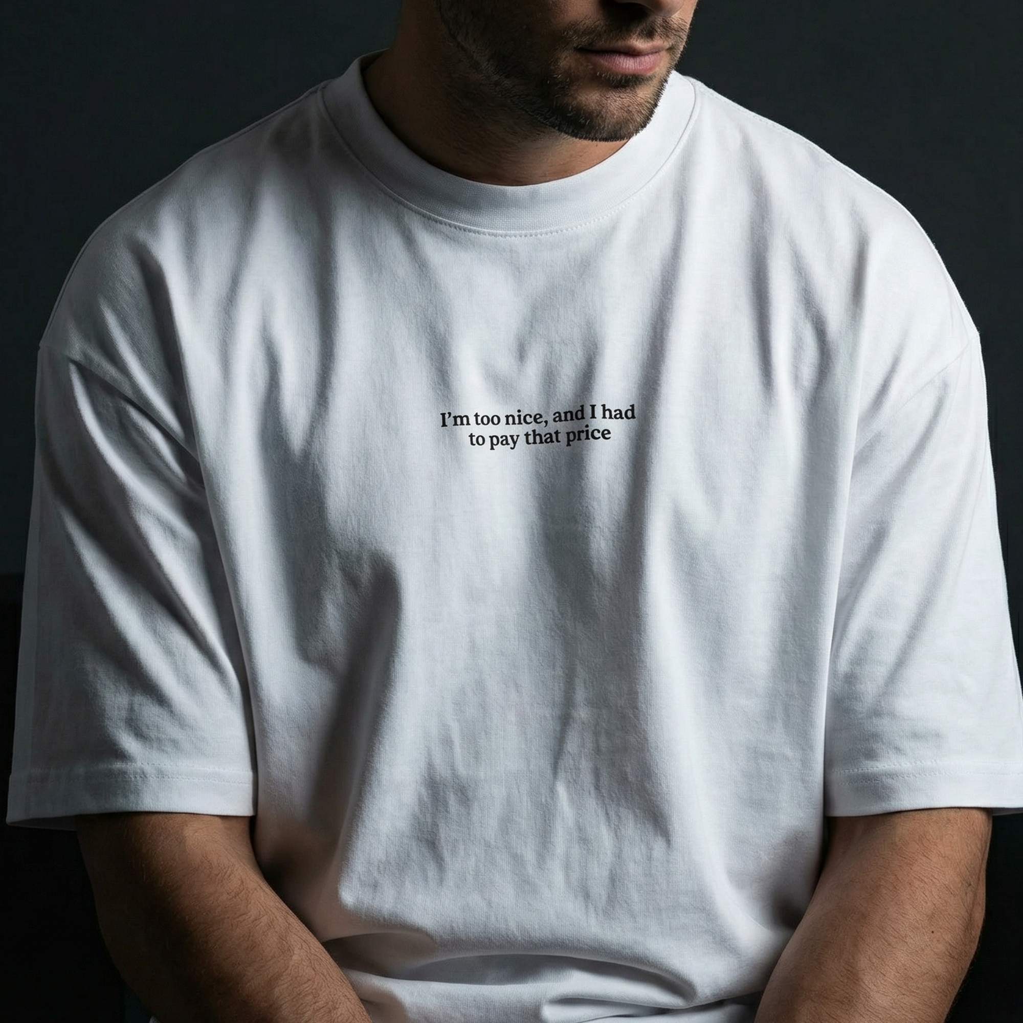 Too Nice Men’s Box Tee