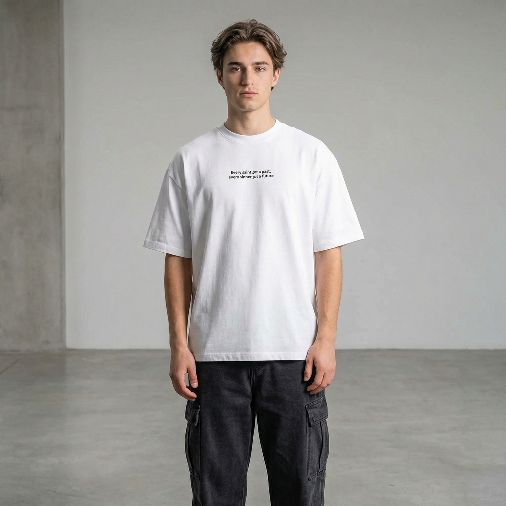 Every Saint Got A Past Men’s Box Tee